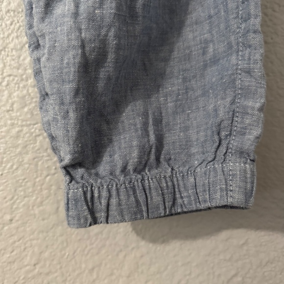 Athleta‎ Retreat Linen Joggers | Size 6 | Light Blue Chambray - Picture 2 of 8